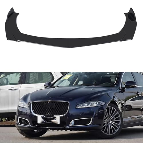 Lèvre de pare-chocs avant Jaguar XJ spoiler ABS noir