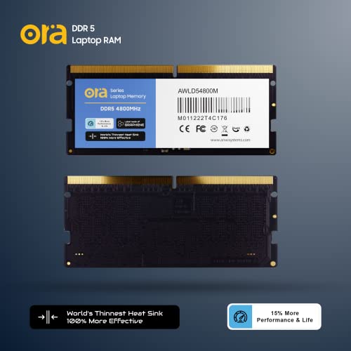 Image of DDR5 8GB Laptop RAM, 4800 MHz Laptop Memory, Anwi ORA