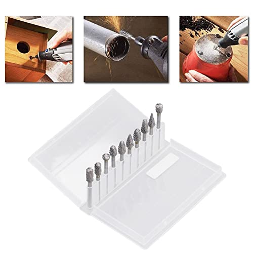 Set de fresas de carburo para metal 10 piezas miniatura 4