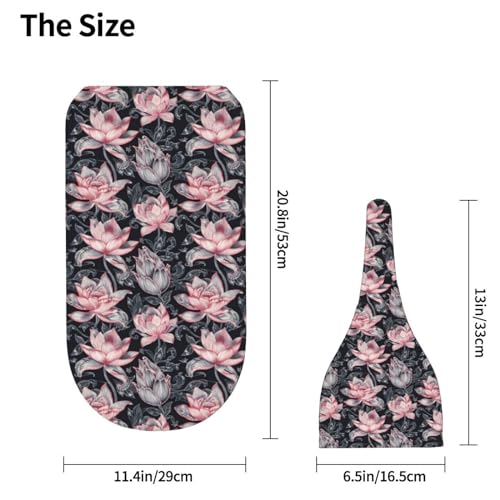 Image of Lotus Bohemians Flowers Paisley Newborn Swaddle Blankets Hat Sets Soft Baby Receiving Blanket Swaddle Sack for Baby Shower Infant Boy Girl Gift