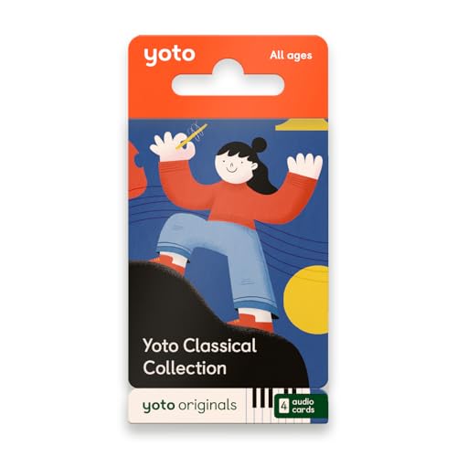 Image of Yoto Classical Collection – 4 Kids Musical Audio Cards for Use with Player & Mini All–in–1 Audio Device, Educational & Screen–Free Listening with Relaxing Music for Naptime Bedtime & Winding Down