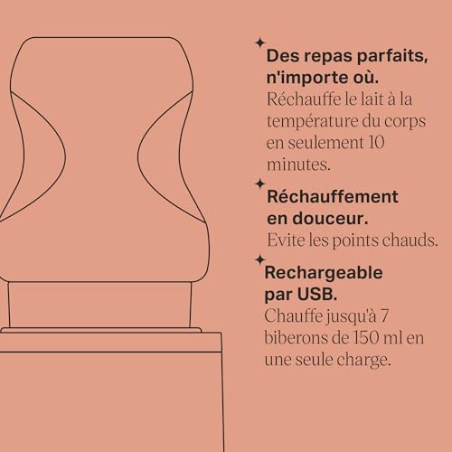 Chauffe-biberon électrique nomade Tommee Tippee LetsGo rechargeable USB - 5