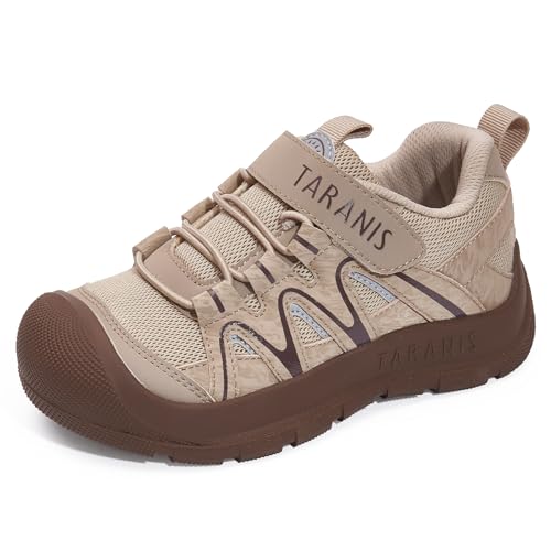 TARANIS Unisex-Child Comfortable Sneakers No-Slip Kids Hiking Shoes for Dirt