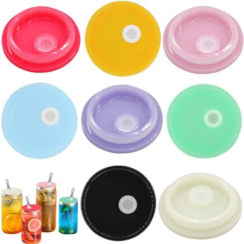8Pcs Cup Cover, Tumbler Lid Replacement, 16oz Cups Replacement Covers
