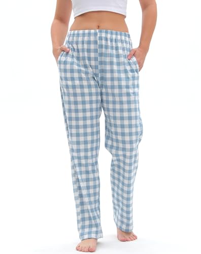Mancru Pantalon Pijama Mujer, Cómodo Algodón Pantalón de pijama, Ropa de descanso para mujer, Pantalón para dormir Pantalones, Womens Pyjama Bottoms Pants