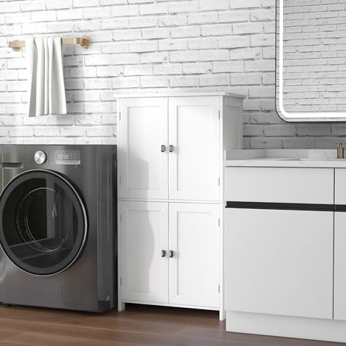 TaoHFE White Bathroom Storage Cabinet - 5% Off