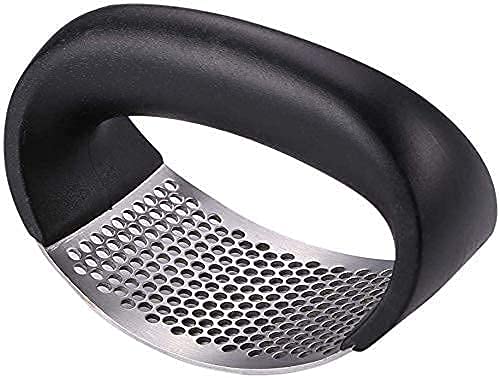 generic Stainless Steel Garlic Press Crusher Kitchen Chopper Dishwasher Safe Multi-Function Manual Curved Grinding Slicer Presses Cooking Gadgets Tool Dough and Peeler (2 pcs) (B09K49QSY9) Amazon Price History, Amazon Price Tracker