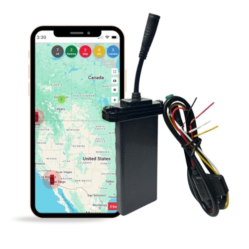 GCTECH 12 Wired GPS Tracker for Vehicles - Hardwired, 1 Month Free, $4.99/Month,...