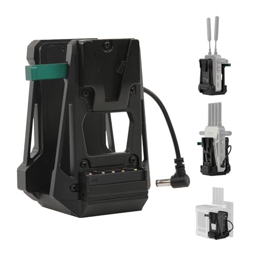 Placa de batería de montaje en V compacta con adaptador V-Lock CC para cámara ENG de vídeo 1