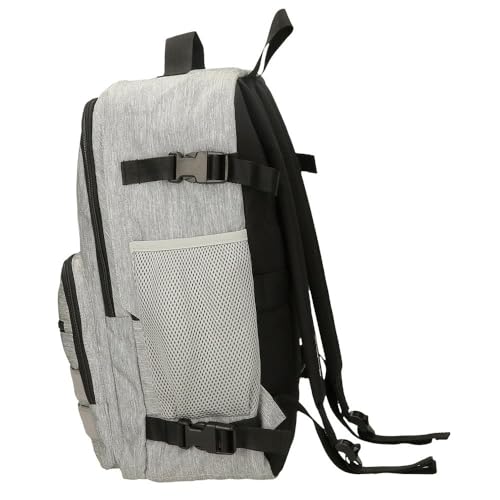 Pepe Jeans Para Todos. 63328H1 Mochila Evergreen 44Cm Cinzenta (Osfa), Casual, Cinza, PoliéSter, Moda Infantil - 4