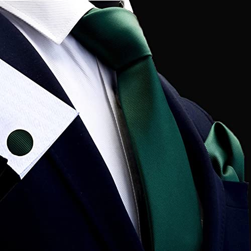 Set de corbata y pañuelo de hombre con caja miniatura 3