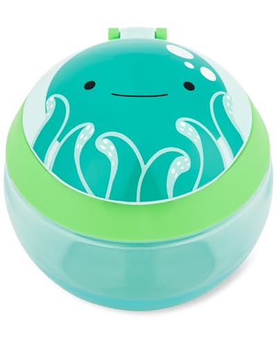 Image of Skip Hop Baby Snack Container, Mealtime Snack Cup, Octopus