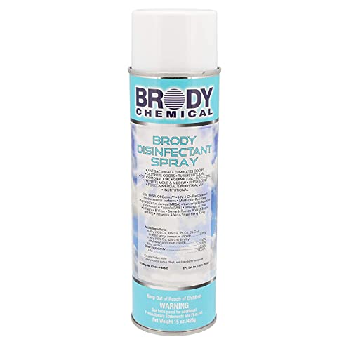 image for Brody Chemical Brody Aerosol Surface and Air Disinfectant Spray, Deodo