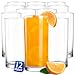 Produktbild KONZEPT Gläser Set 12-teiliges 280ml Transparente Longdrinkgläser Set, Wassergläser Spülmaschinenfest, Ideal als Saftglas, Wasserglas, Eiskaffee Gläser