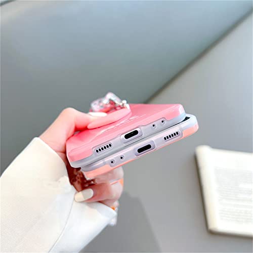 Samsung Galaxy Z Flip 4 case mignon pendentif cœur 3G - 4