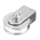 FELTECHELECTR Heavy Duty Lifting Pulley Capacity Wire Rope Pulley Roller Swivel for Gym Industrial Use