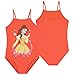 Disney Swimsuit, Beauty and The Beast Girls Bathing Suit, Princess Belle Girls Swimsuit, Kids Bathing Suit for Summer, Orange 6
