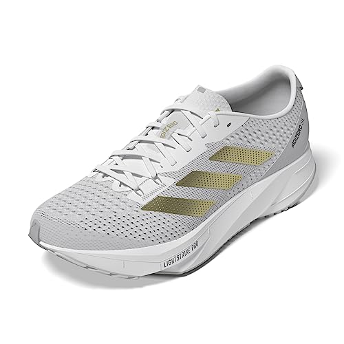 Adidas Adizero Sl W, Shoes-Low Mujer, Ftwr White Gold Met. Dash Grey, 40 Eu Adidas Adizero Sl W, Shoes-Low Mujer, Ftwr White Gold Met. Dash Grey, 40 Eu