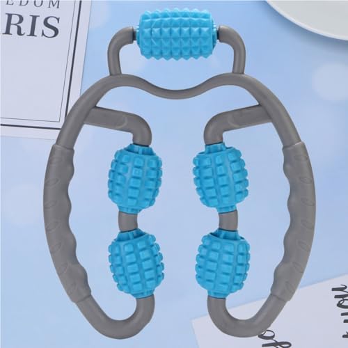 Masajeador de piernas con clip en anillo Healeved, rodillo para relajación muscular y masaje profundo de tejidos, color azul miniatura 5