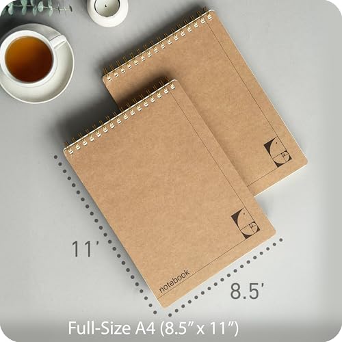 Carnet à spirale grand format pour organiser vos réunions