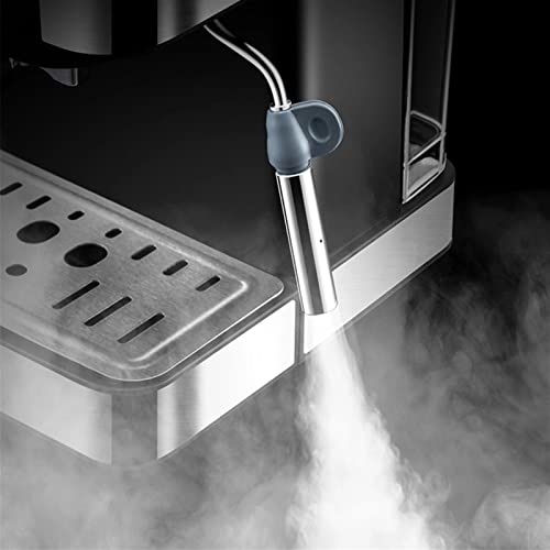 Cafetera semiautomática italiana con espumador de leche miniatura 3
