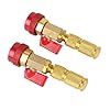 Walmeck Valve Core Installer, High-Grade Brass Set for R134A R12 AC Systems, Inner Diameter 16mm, 13mm. Safe Valve Core Changes, Adjustable, Ideal for HVAC Maintenance with Stainless #2
