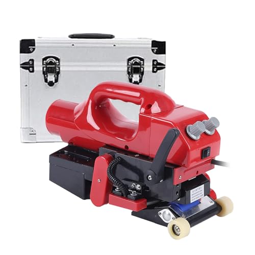 MáQuina De Soldadura Trepadora, MáQuina De Soldadura Trepadora AutomáTica, Kit De Soldador De CuñA Caliente para Revestimiento De Geomembrana De Solape con Caja De Herramientas