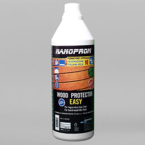 Protettivo nanotecnologico per legno con filtri UV Wood Protector Easy 1000 ml