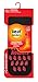 Heat Holders Men's Thermal Gripper Slipper Socks Size 7-12 US Black/red