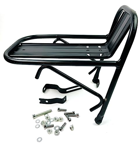 INION Vorderrad Gepäckträger Vorne Frontträger Frontgepäckträger Fahrrad Frontgepäckträger Belastung bis 10 kg