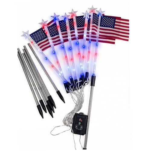 Décoration de cour patriotique à offrir pour illuminer les fêtes estivales