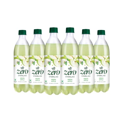 Image of Paper Boat Green Apple Sparkling Water, Pack of 6, 600ml Each | Carbonated Water | Zero Sugar, Zero Calories I Sugar Free