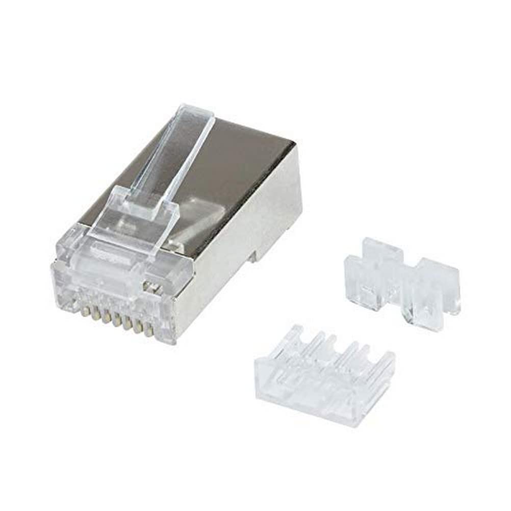 LogiLink Professional - Modularer Steckverbinder Cat.6A STP RJ45, 50 Stück