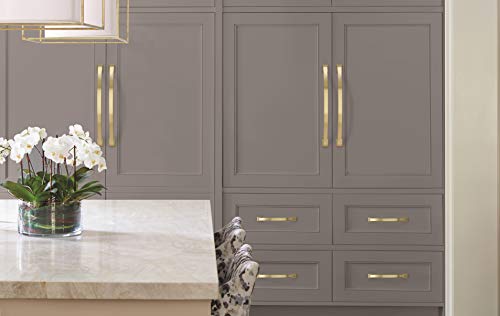 Image of Amerock | Appliance Pull | Golden Champagne | 18 inch (457 mm) Center to Center | Candler | 1 Pack | Drawer Pull | Drawer Handle | Cabinet Hardware