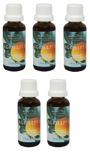 Nutri-Diem Inc. Agrisept L Antioxidant 30Ml (29.5 Ml) 5 Bottles by Nutri-Diem