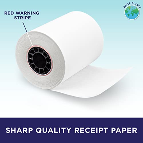 Thermal Paper For Clover Pos (Clover Mini Thermal Printer) By Paper Planet | Credit Card Receipt Paper Rolls For Clover C200 C300 C301 C302 C305 | 24 Rolls #TOP3