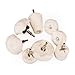 Produktbild Polierscheibe für bohrmaschine, SPTA polieraufsatz 8tlg bürsten satz konischer baumwollsamt Polier Wheel Polierkegel Polishing Buffing Pad Für Manifold Aluminium Edelstahl Chrom usw