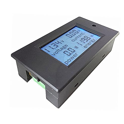 ARTIBETTER LCD Electric Meter 6.5-100v Digital Display Electric Parameter Table Watt Meter Voltage Alarm Function