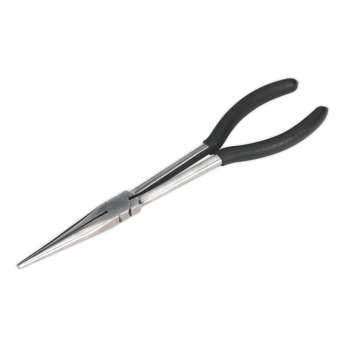 Sealey Needle Nose Pliers Heat Treated Steel 275mm Straight Silver Tool S0434