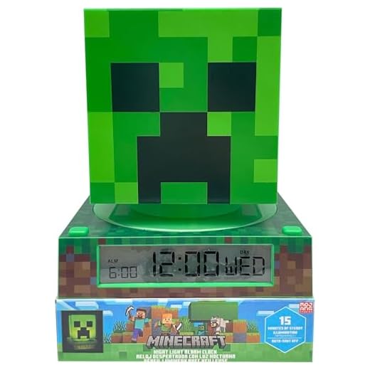 3D Minecraft Lamp with Alarm Feature