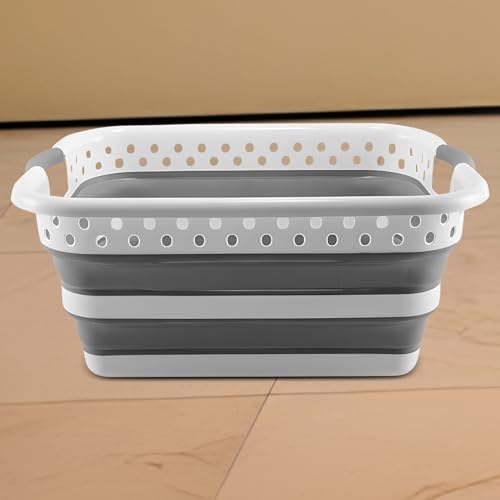 Panier à linge pliable conteneur de stockage de vêtements pour maison - 4