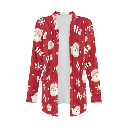 Image of Biyejit Women's Long Sleeve Open Front Cardigan Casual Loose Lightweight Cardigans with Pockets Drape Cardigan