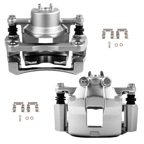 Image of SCITOO - Front Disc Brake Calipers Assembly with Bracket For Suzuki