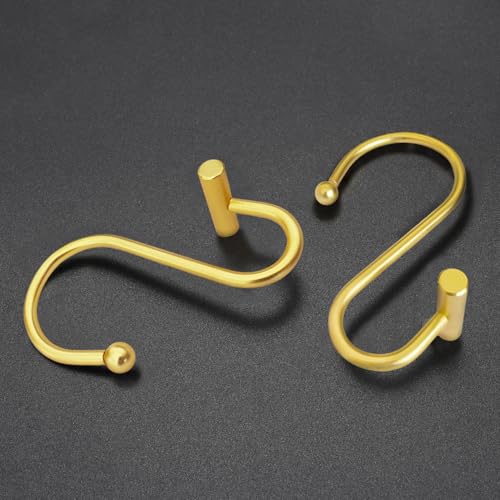 Recopilación de Ganchos decorativos para cortinas de ducha . 16 Imagen adicional