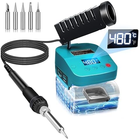 Cordless Edtran Soldering Iron with Fast Heating Cover