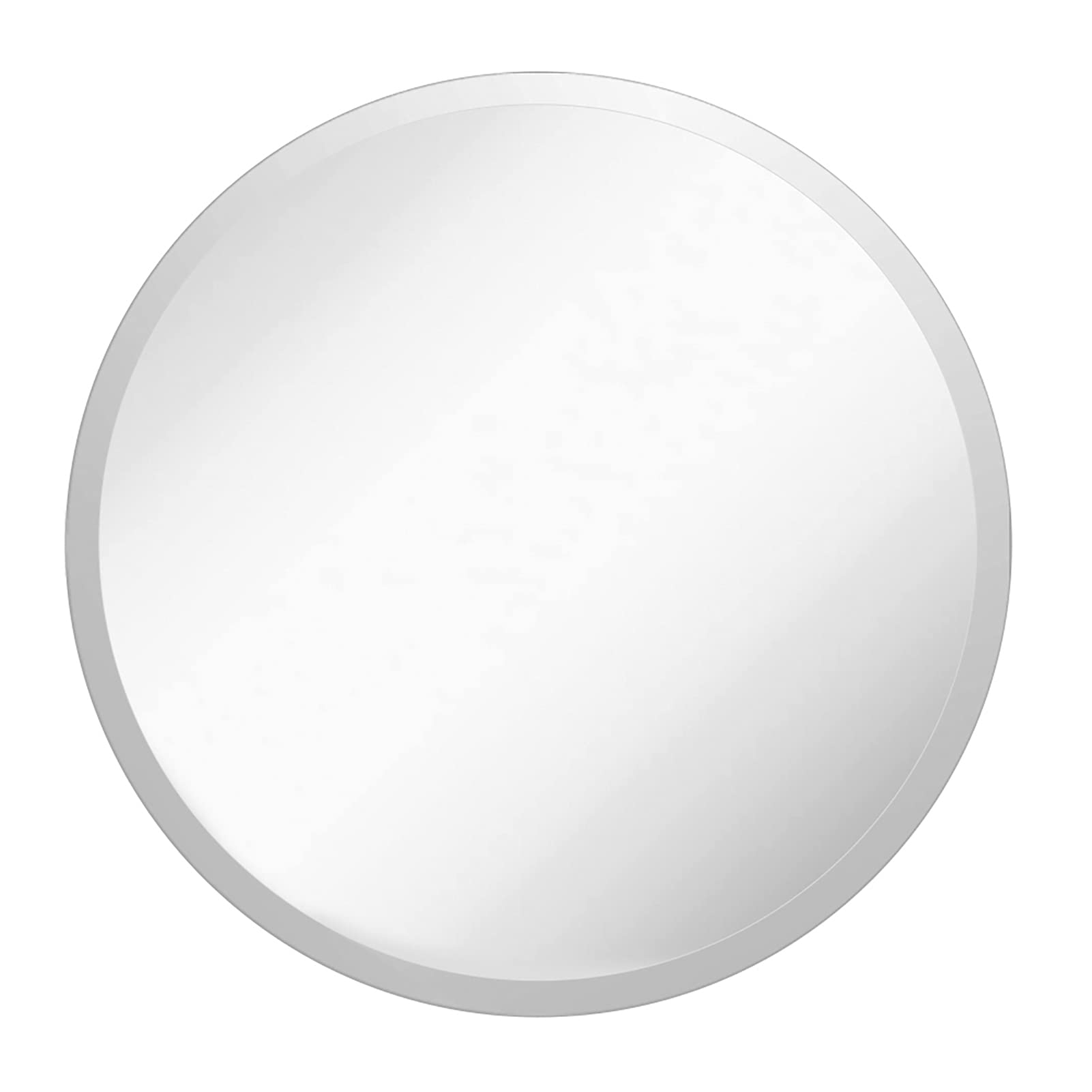 FANYUSHOW Round Frameless Wall Mirror for Bathroom(24" W x 24" H Circle)