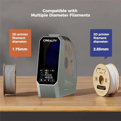 Image of 2026 New Official CREALITY Space Pi Filament Dryer, 360 110W PTC Hot-Air Heating 3D Printer Filament Dryer Box with Fan, Upgraded Filament Dehydrator Storage for PLA ABS PETG PA Filament 1.75 2.85mm