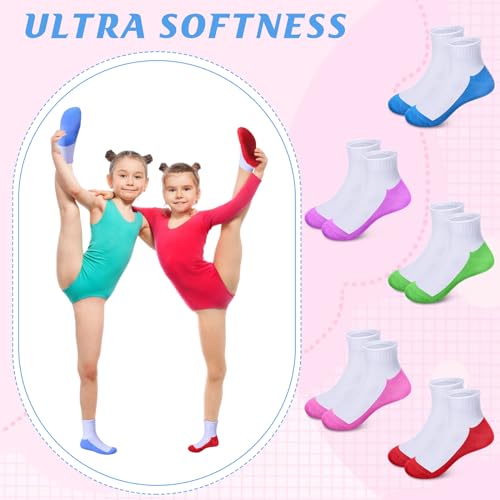 Ramede 150 Pairs Kids Socks Bulk Boys Girls Ankle Crew Socks for Toddler Youth School Sports4