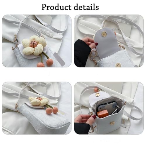 Shoulder Bag Small Casual Cute Nylon Black4