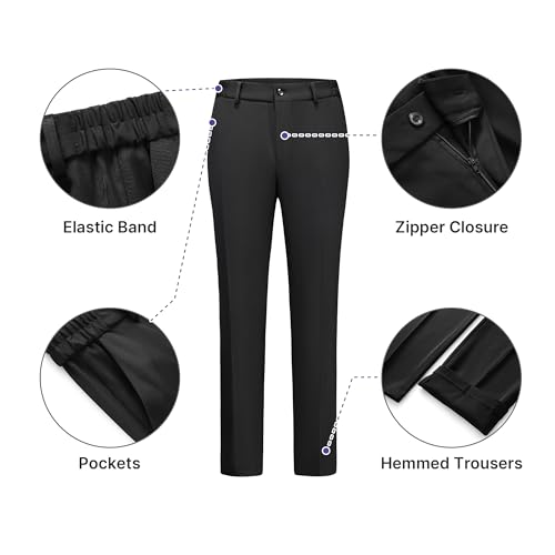 Stylishly Confident: The Perfect Black Blazer and Pants Set for Professional Women - Image 3